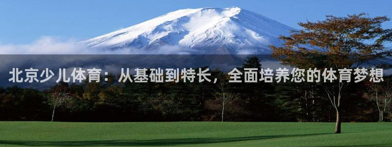 球速体育：北京少儿体育：从基础到特长，全面培养您的体育梦想