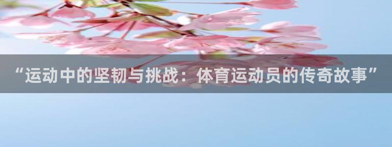 球速体育：“运动中的坚韧与挑战：体育运动员的传奇故事”